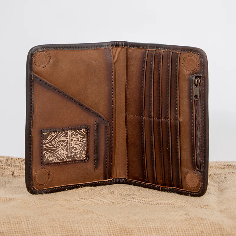 Cowhide Magnetic Wallet - Image 2